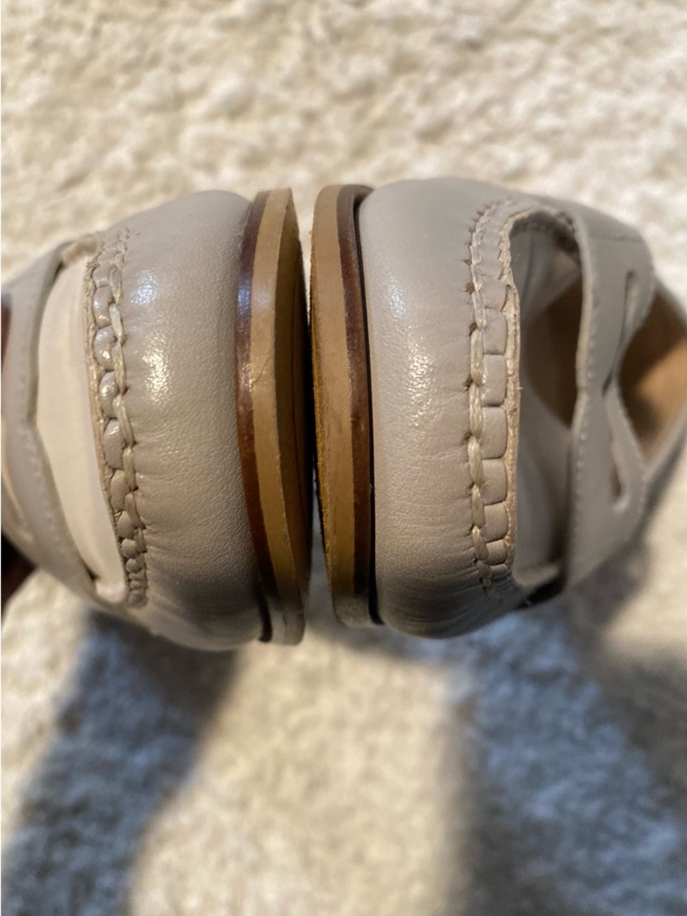 Cole Haan Women’s Leather Loafers in Light Taupe - Picture 6 of 8
